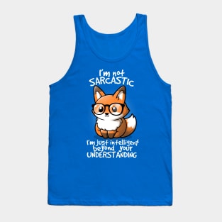 Sarcastic fox Tank Top